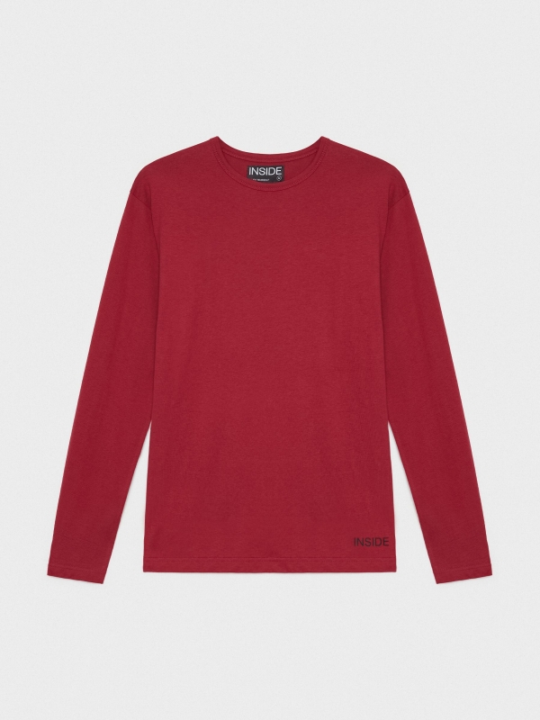 Basic T-shirt with logo red