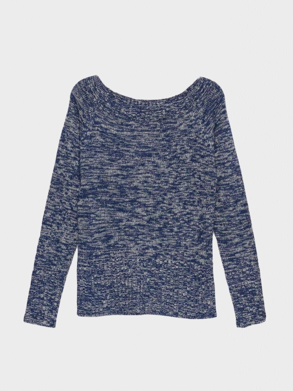  Marbled boat sweater blue