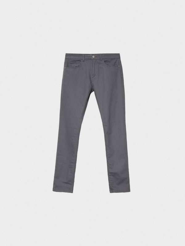  Basic colored jeans grey