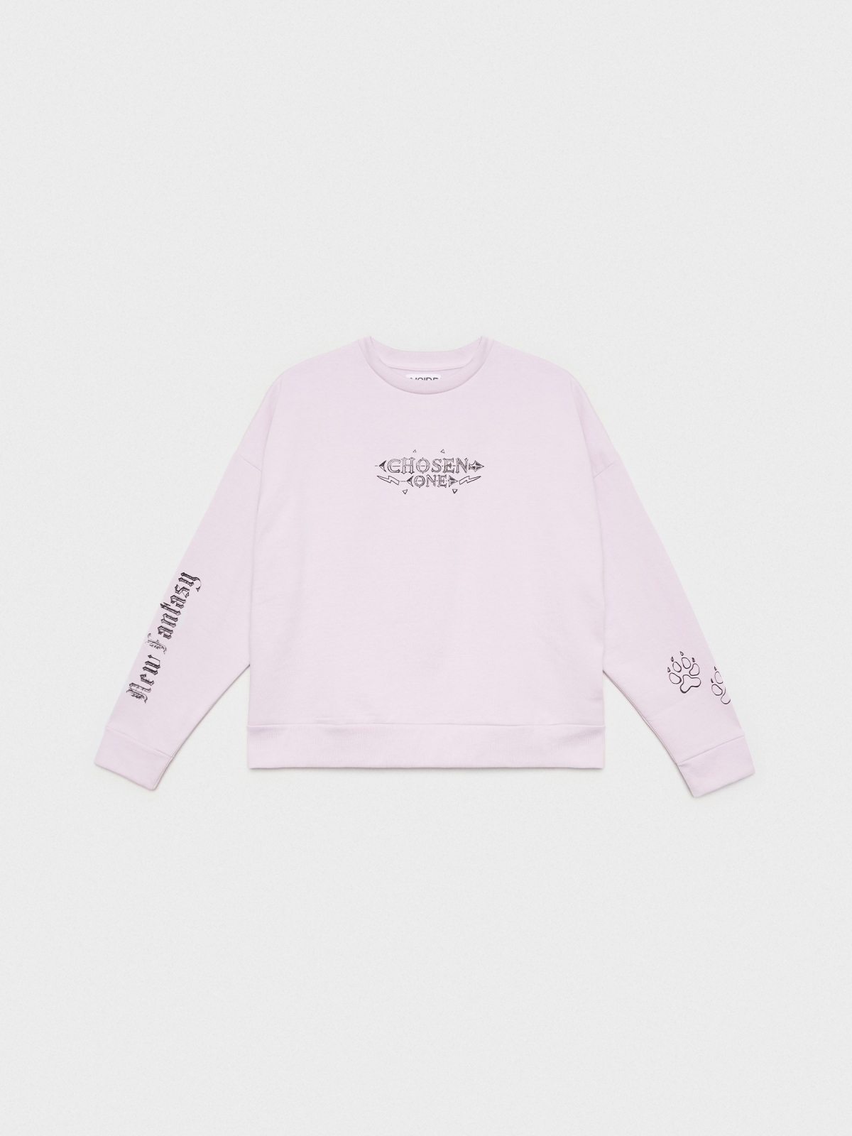  Chosen crop sweatshirt mauve