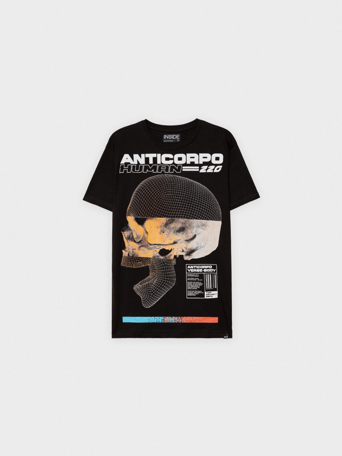  T-shirt Anticorpo preto