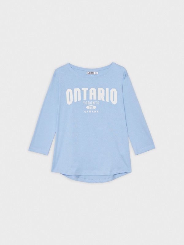  Ontario 3/4 T-shirt blue