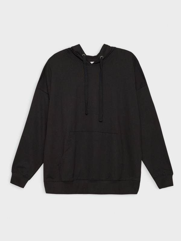  Basic hoodie black