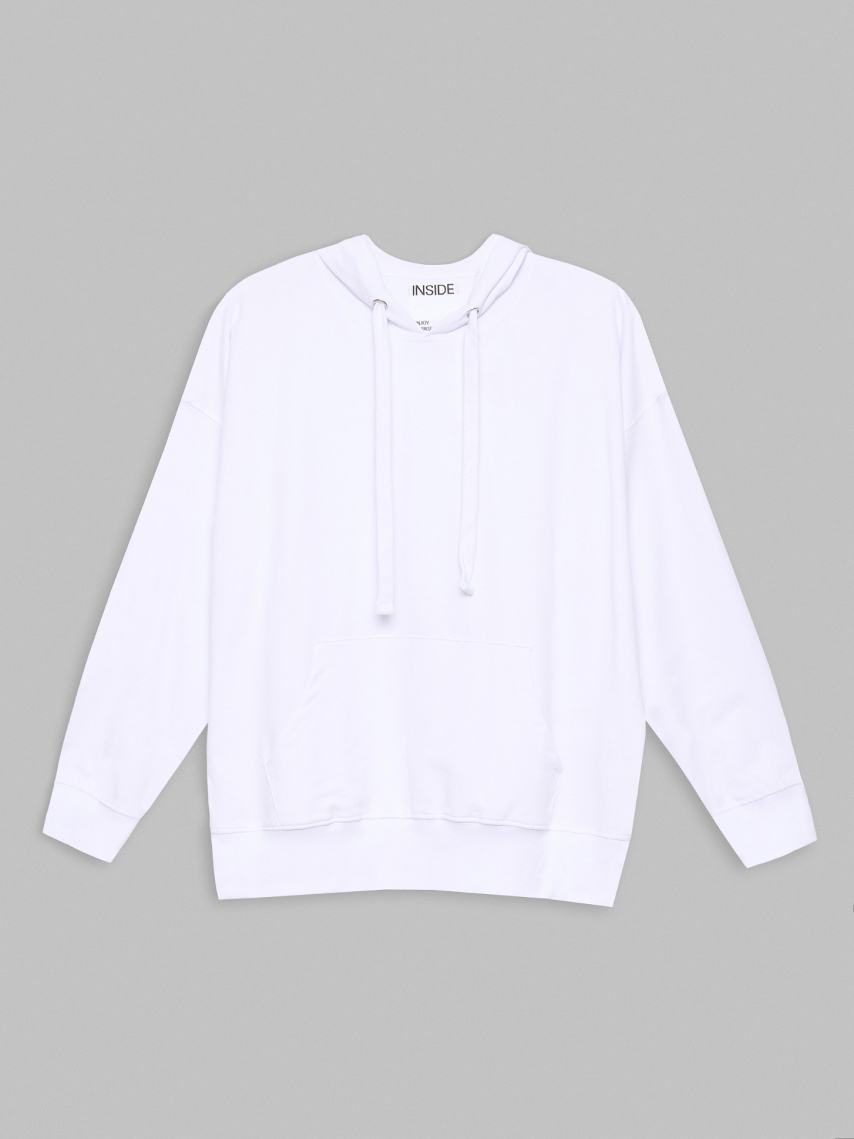  Basic hoodie white