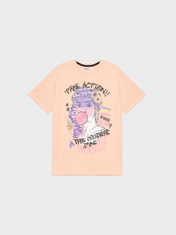  Oversized Gum T-shirt pink