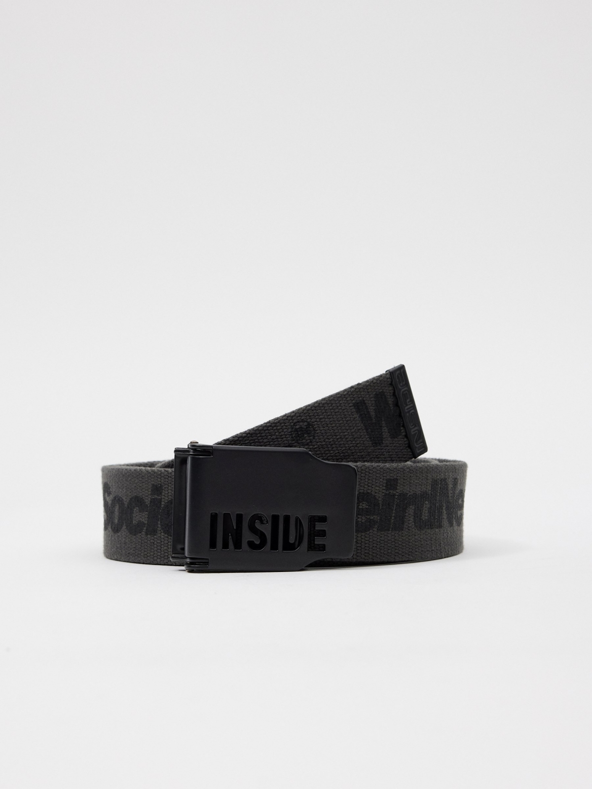 New Social belt grey