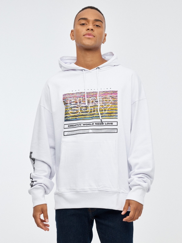 Blind SCTY Sweatshirt white middle front view