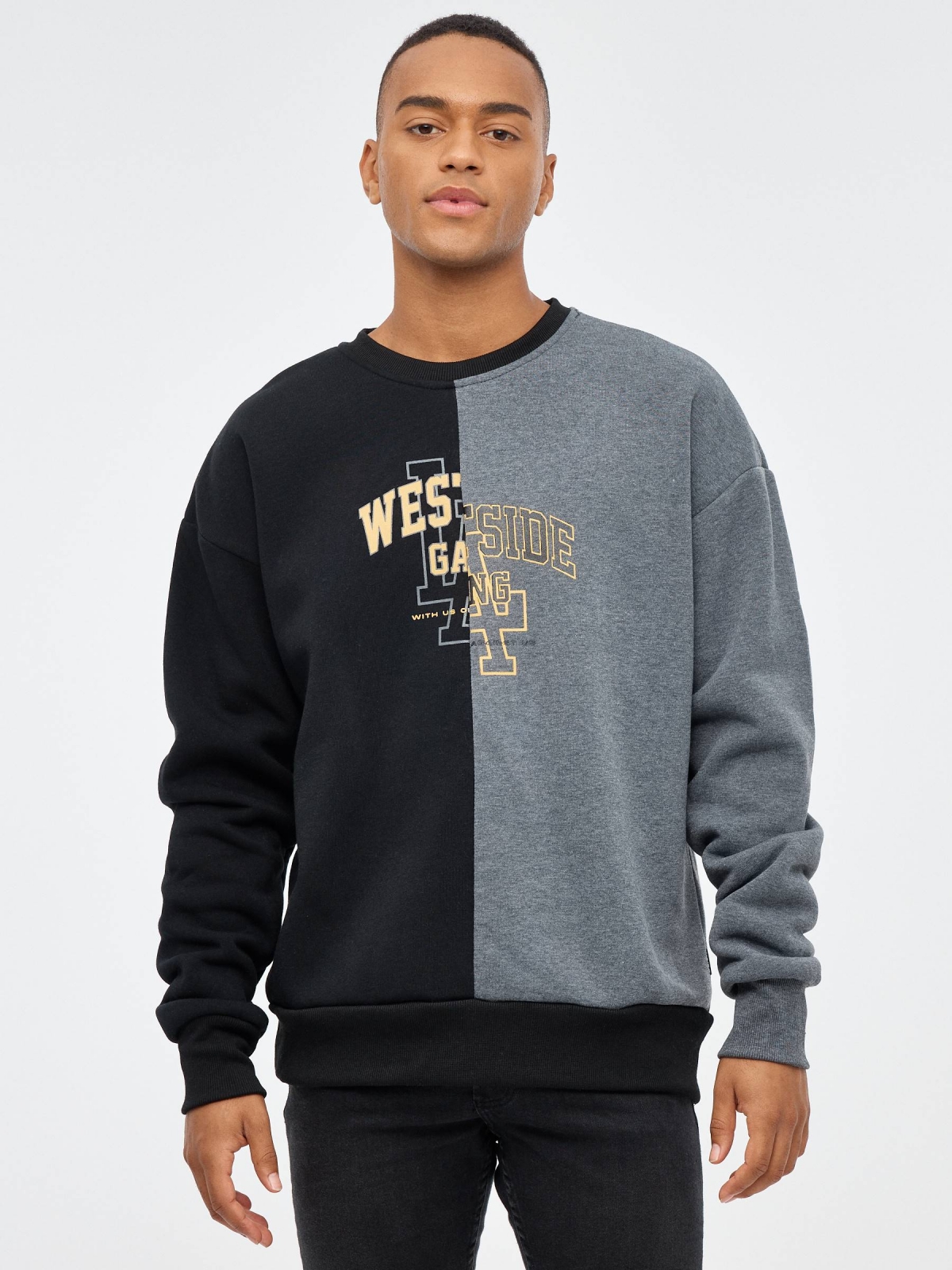 Westside Sweatshirt black middle front view