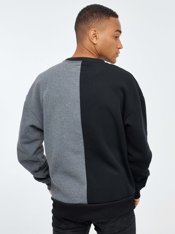 Westside Sweatshirt black middle back view
