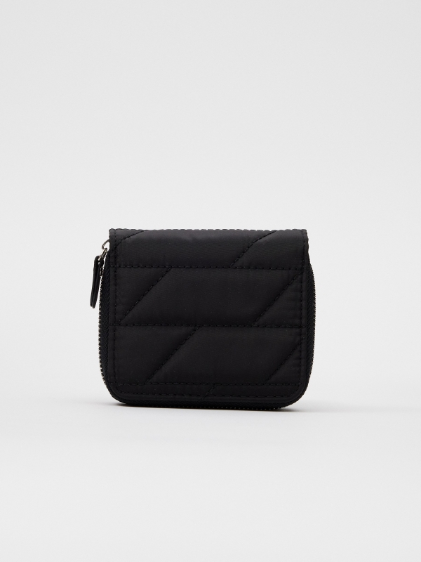 Nylon wallet for women black