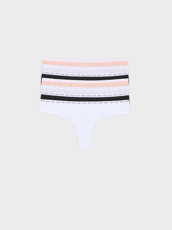 Pack 7 cotton thongs