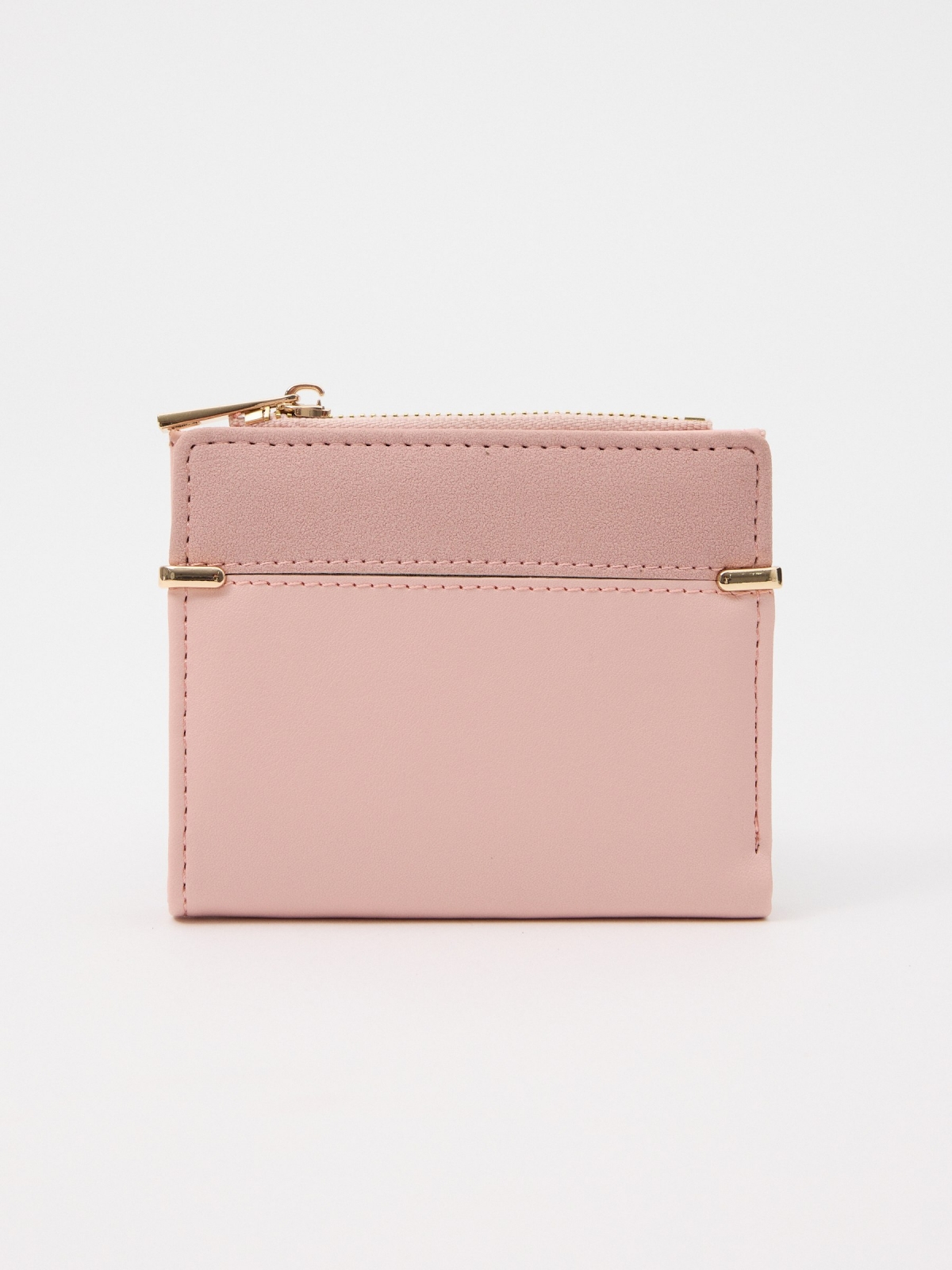 Pink leatherette wallet