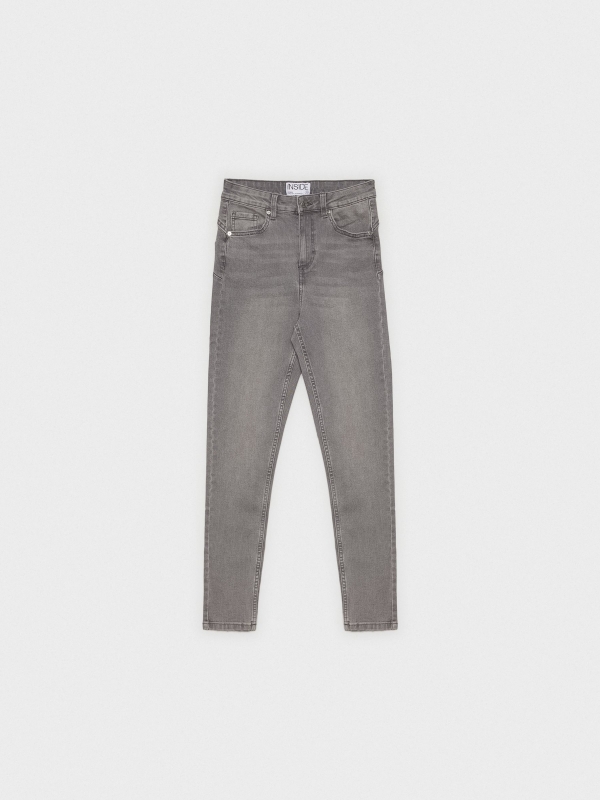  Skinny push up jeans medium rise medium grey
