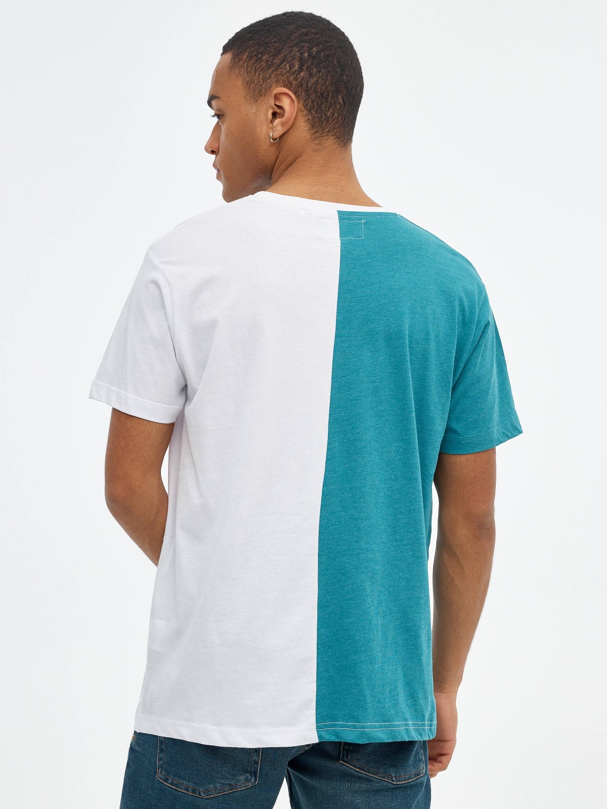 ATYPICAL T-shirt emerald middle back view