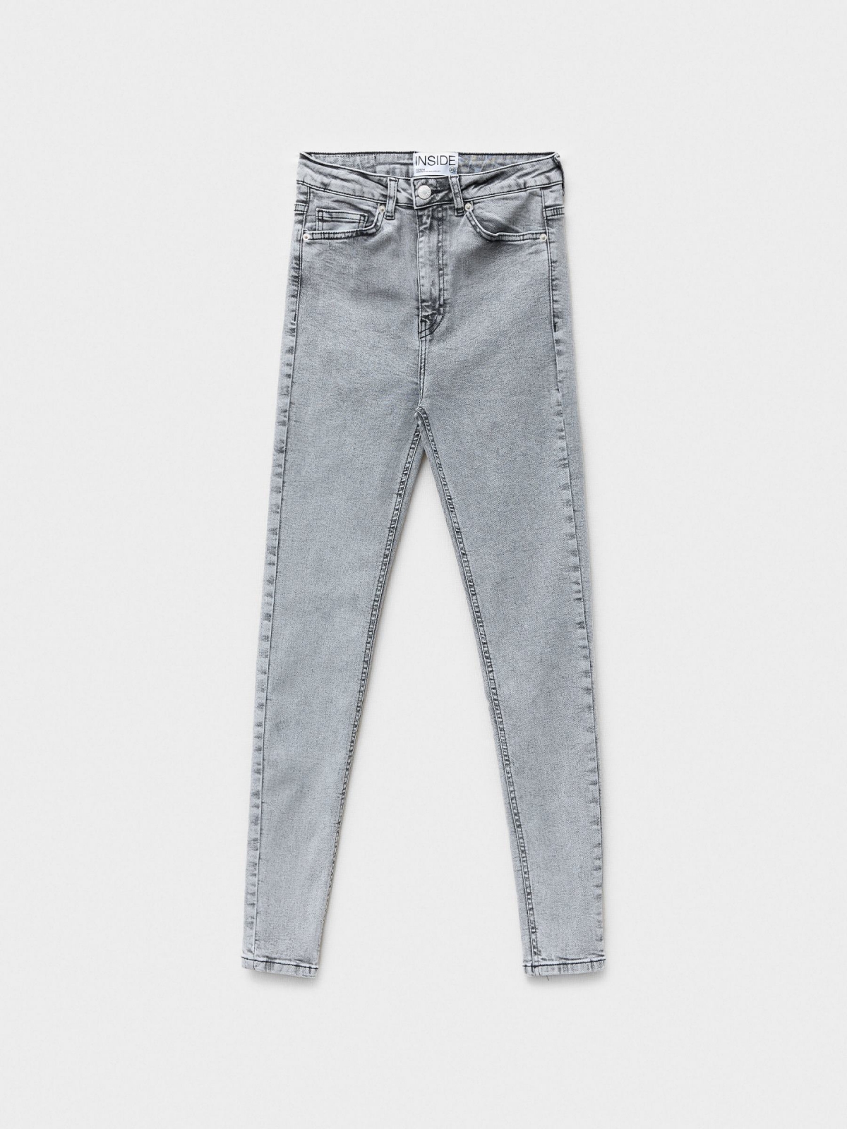  Jeans skinny gris gris medio