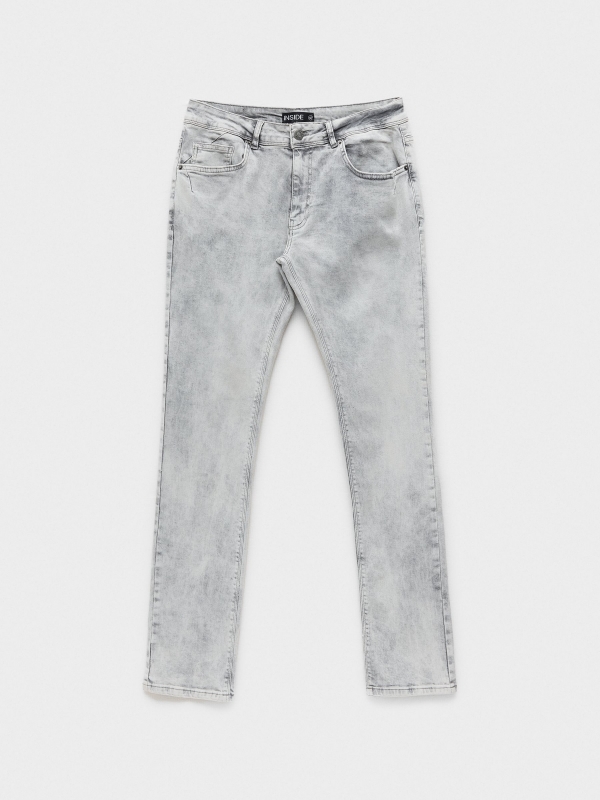  Jeans slim gris claro gris