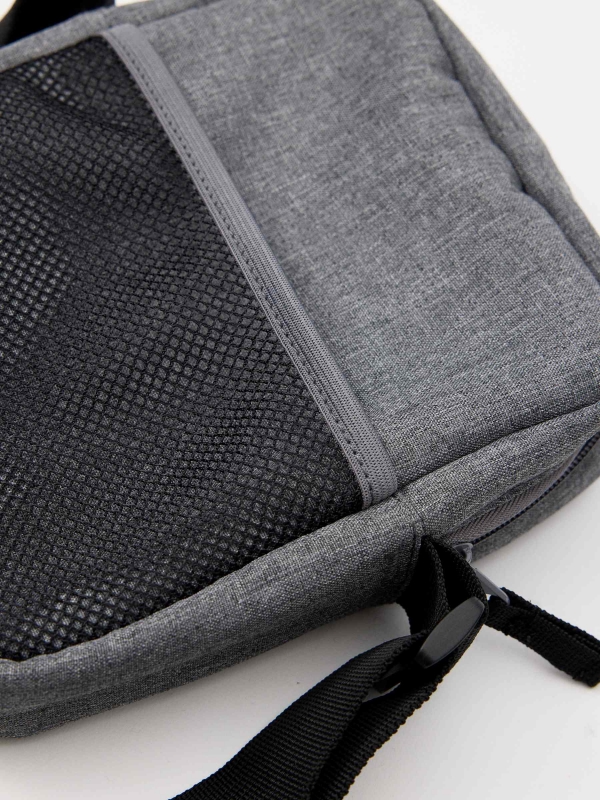 INSIDE ATHLETICS shoulder bag grey detail view