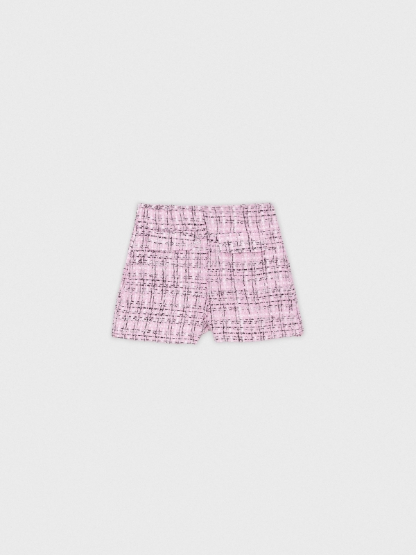  Jacquard print shorts with pockets bubblegum pink
