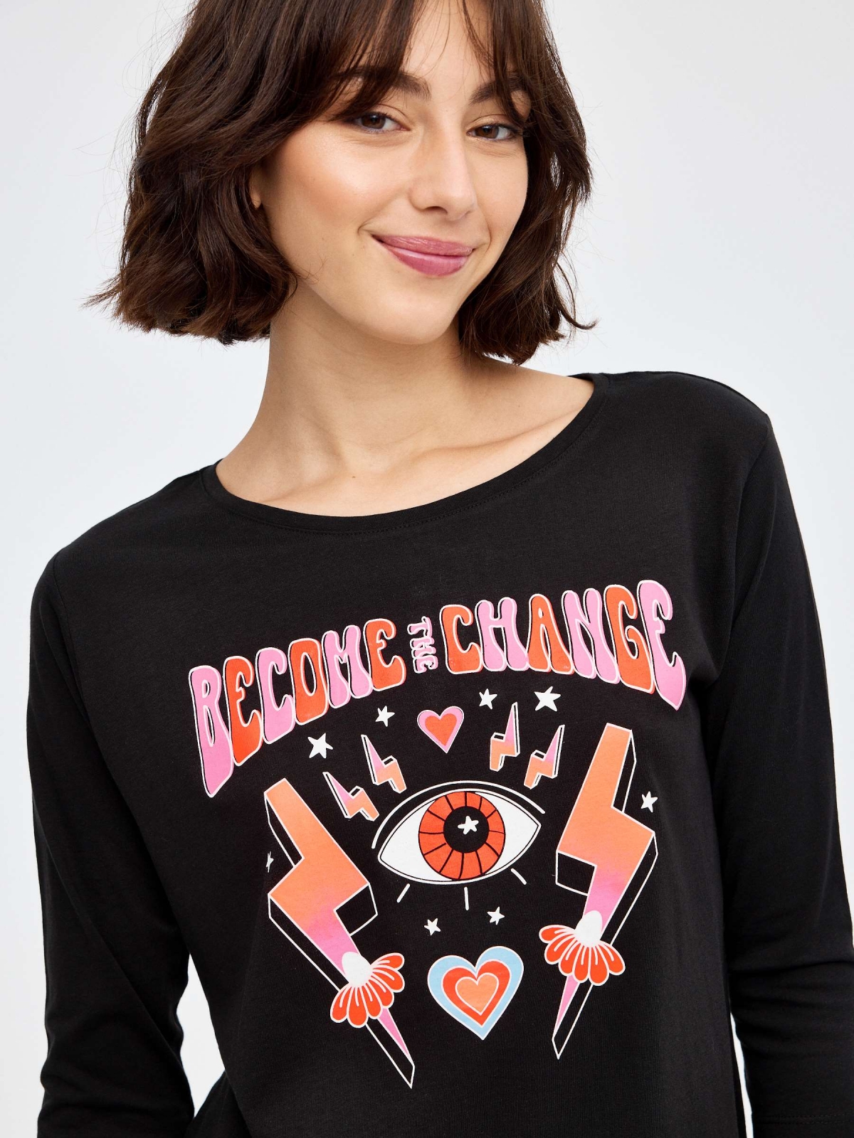 Become the Chance T-shirt black detail view