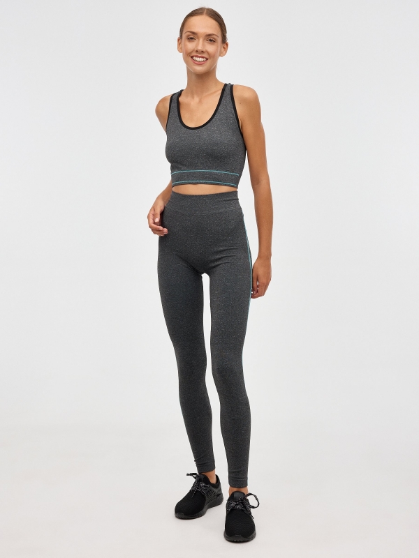 Dark Grey Seamless Leggings