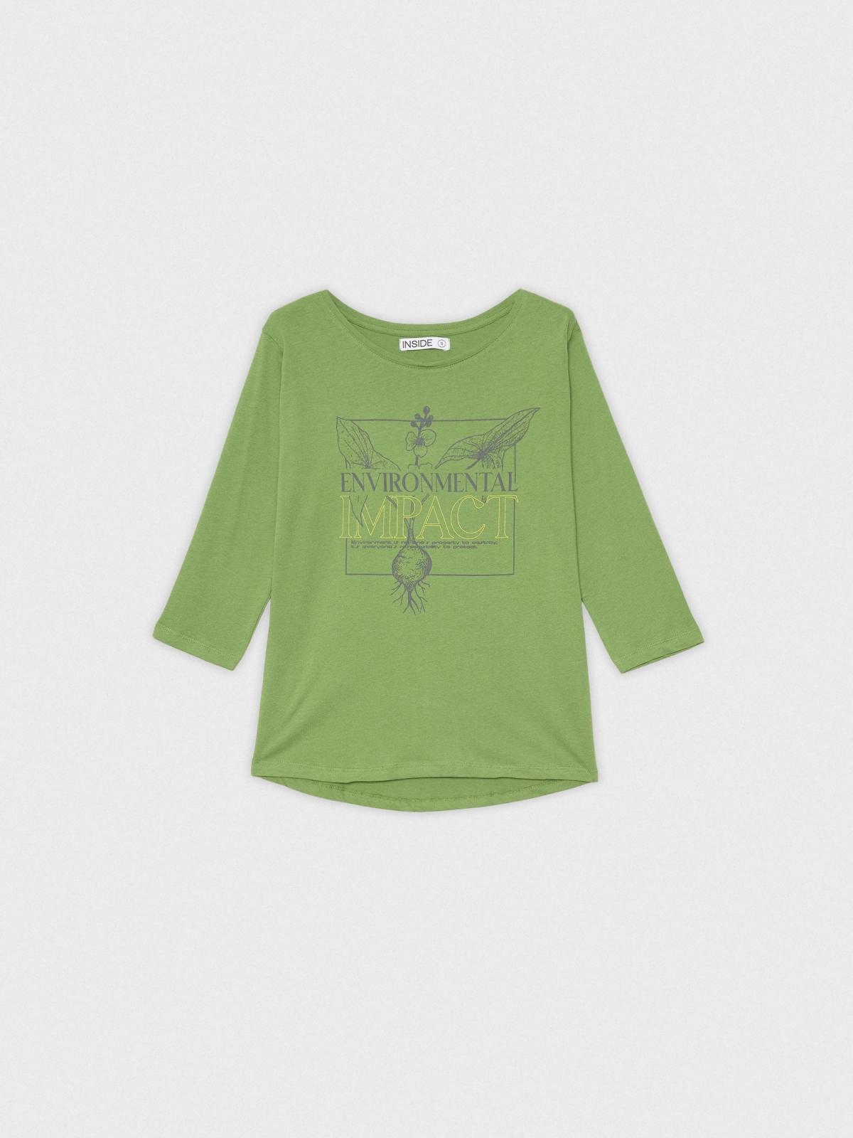  Camiseta Environmental verde oliva