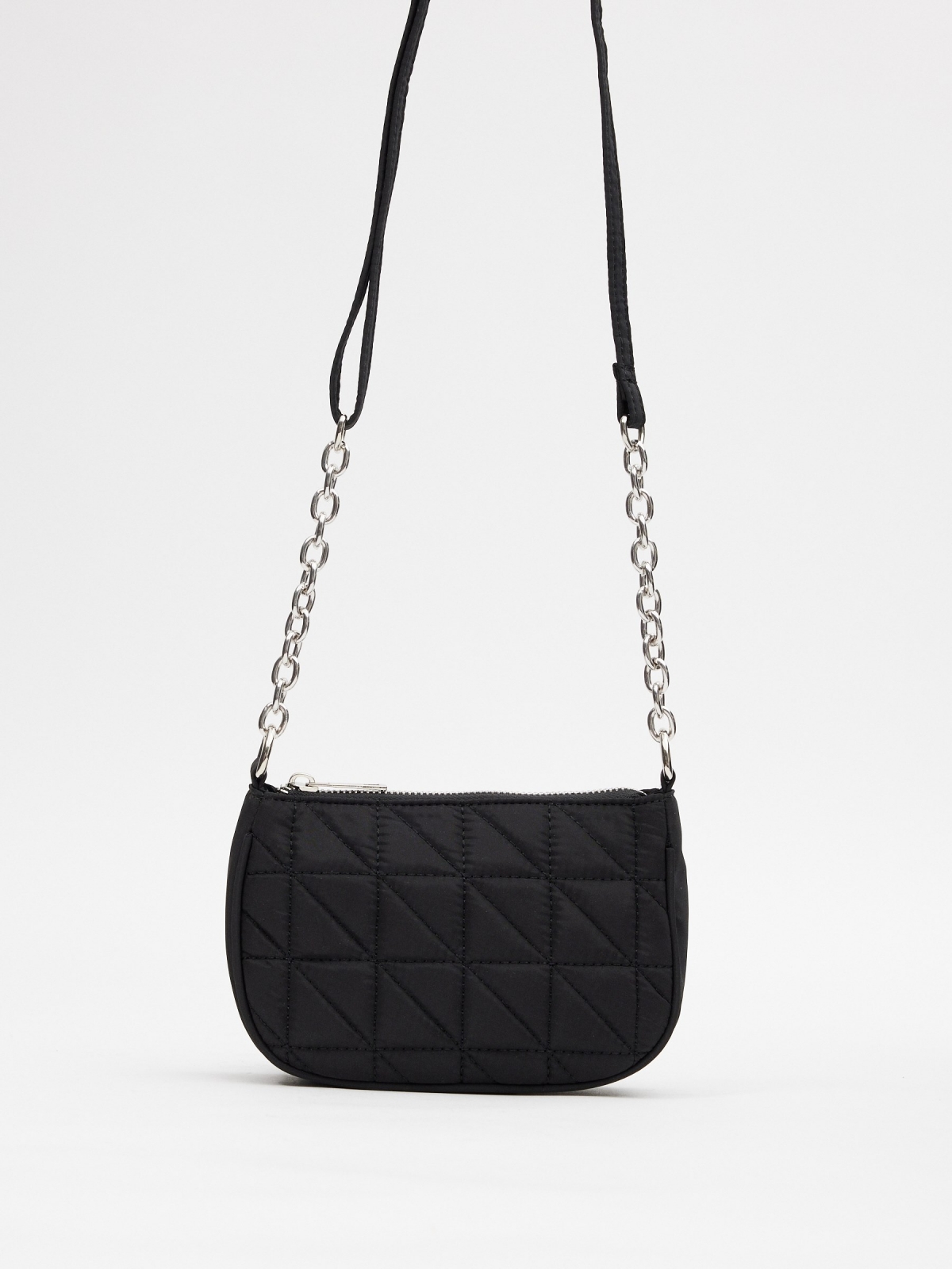 Quilted crossbody bag black
