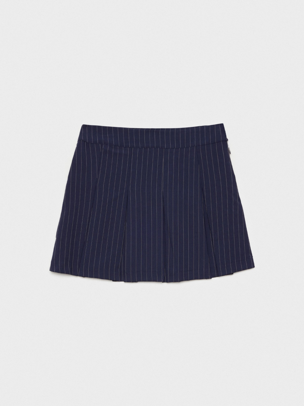  Mini pinstripe skirt navy