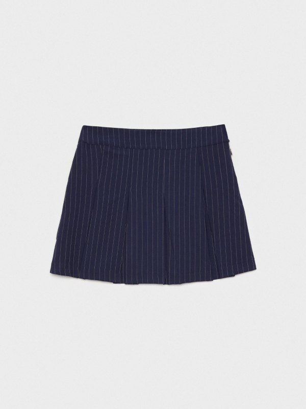  Mini pinstripe skirt navy