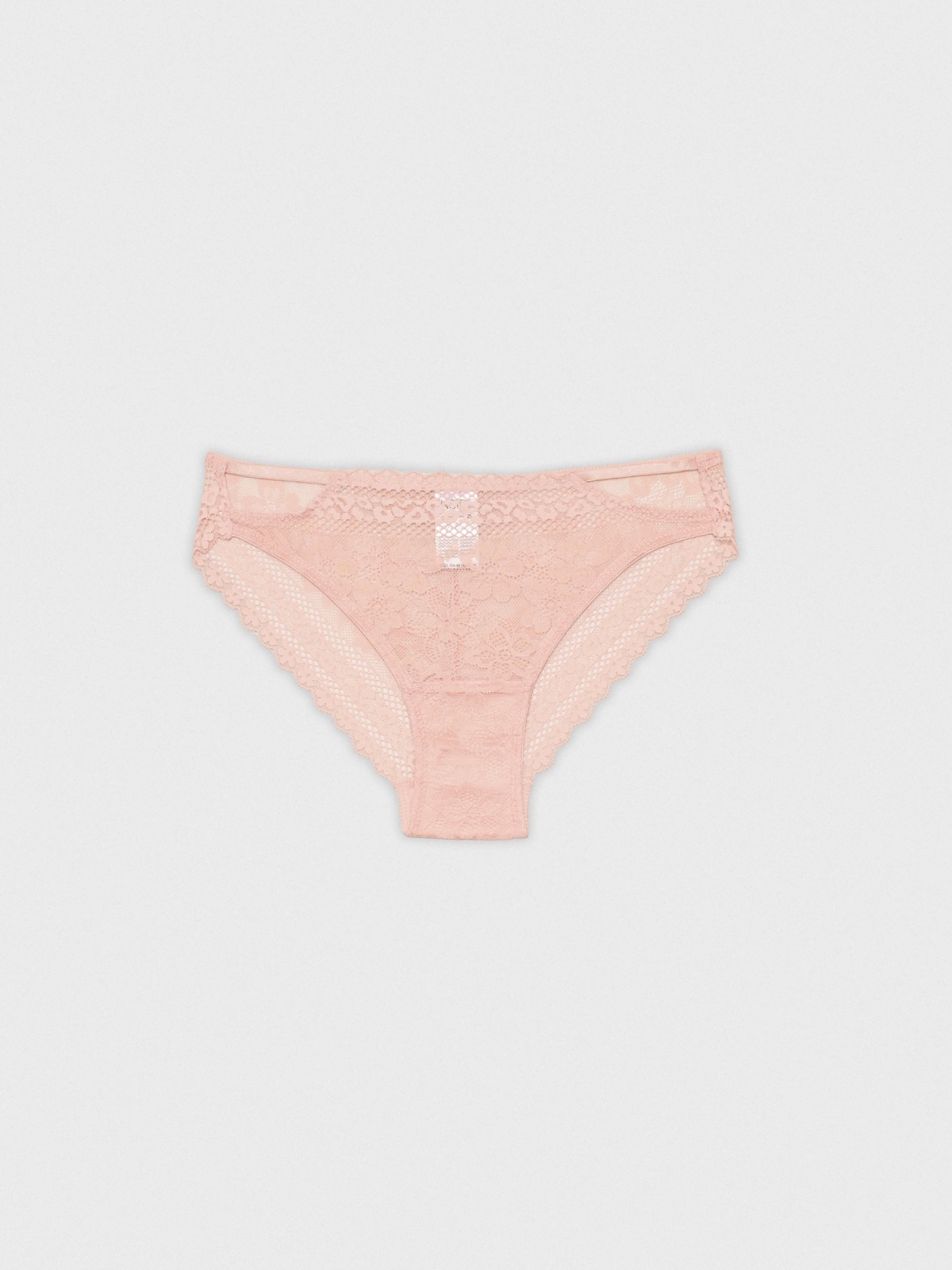 Classic panty with straps pink