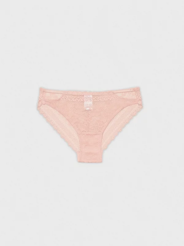 Classic panty with straps pink