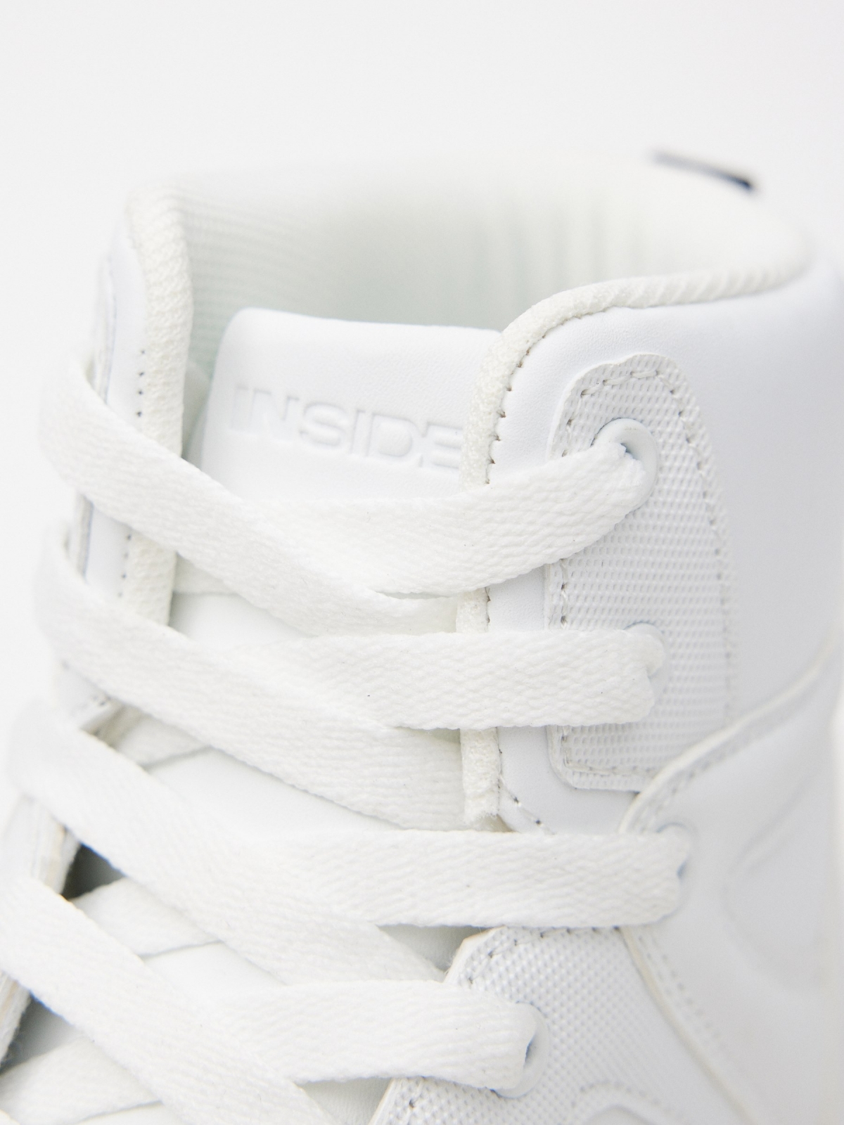 Sport boot white detail view