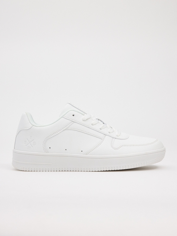 Basic casual combined sneaker white
