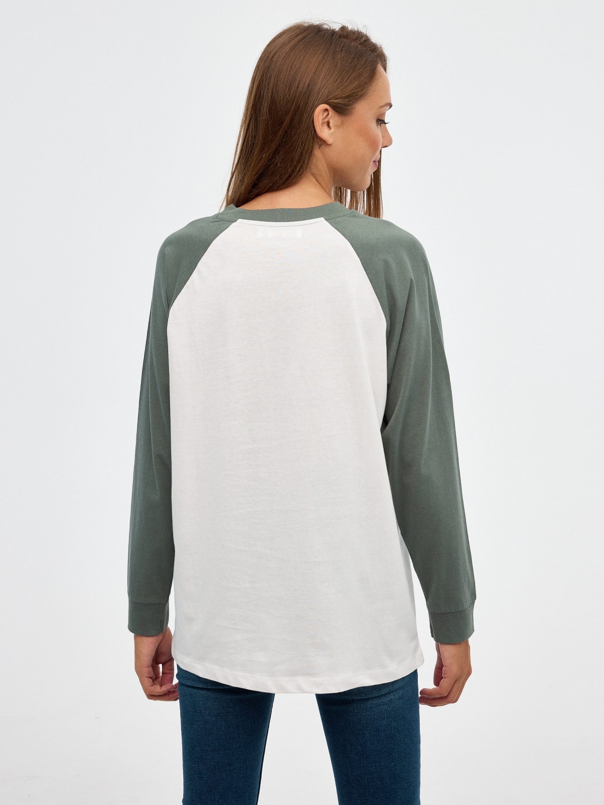 Montmartre T-shirt greyish green middle back view