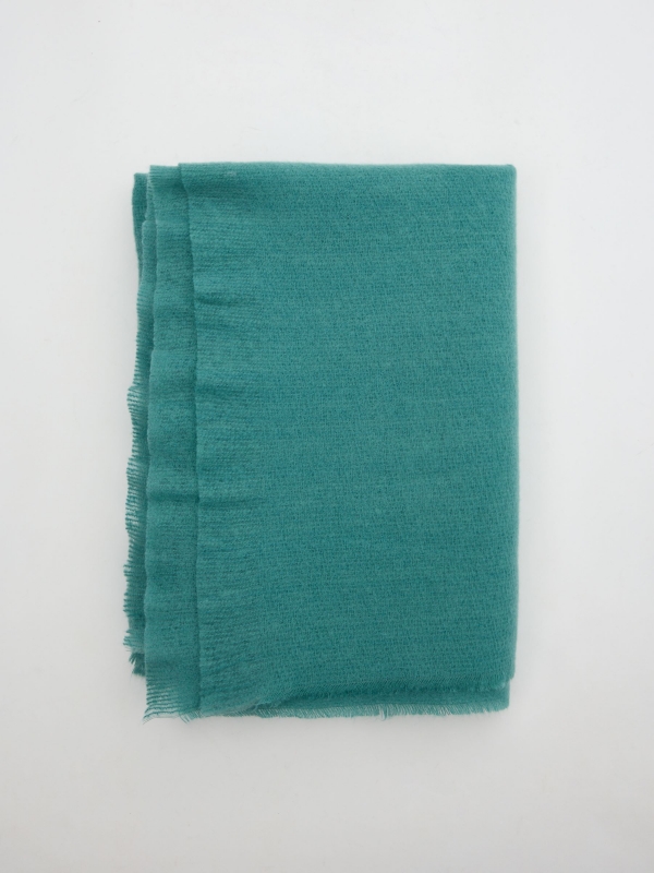 Bufanda de punto de color azul claro