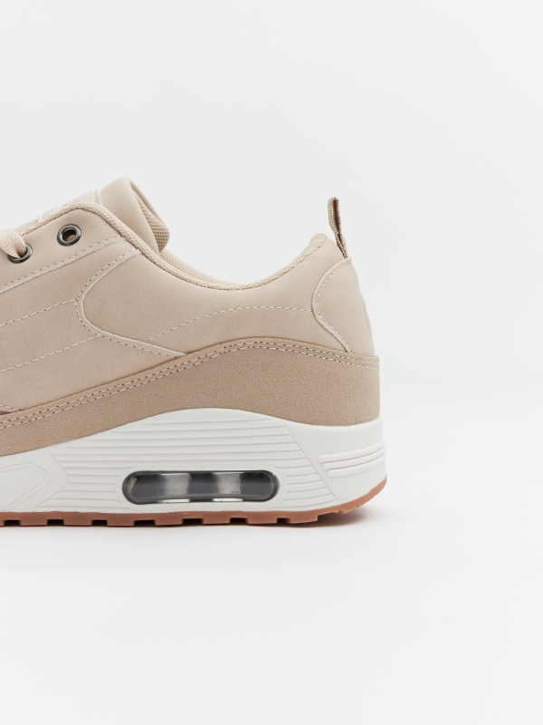 Air combined casual sneaker sand detail view