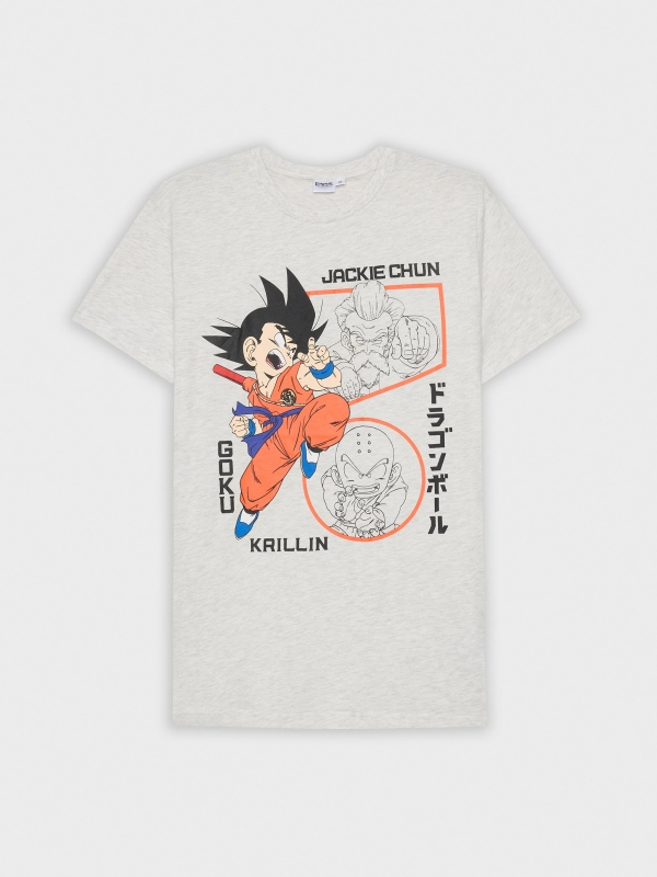  Camiseta Dragon Ball gris