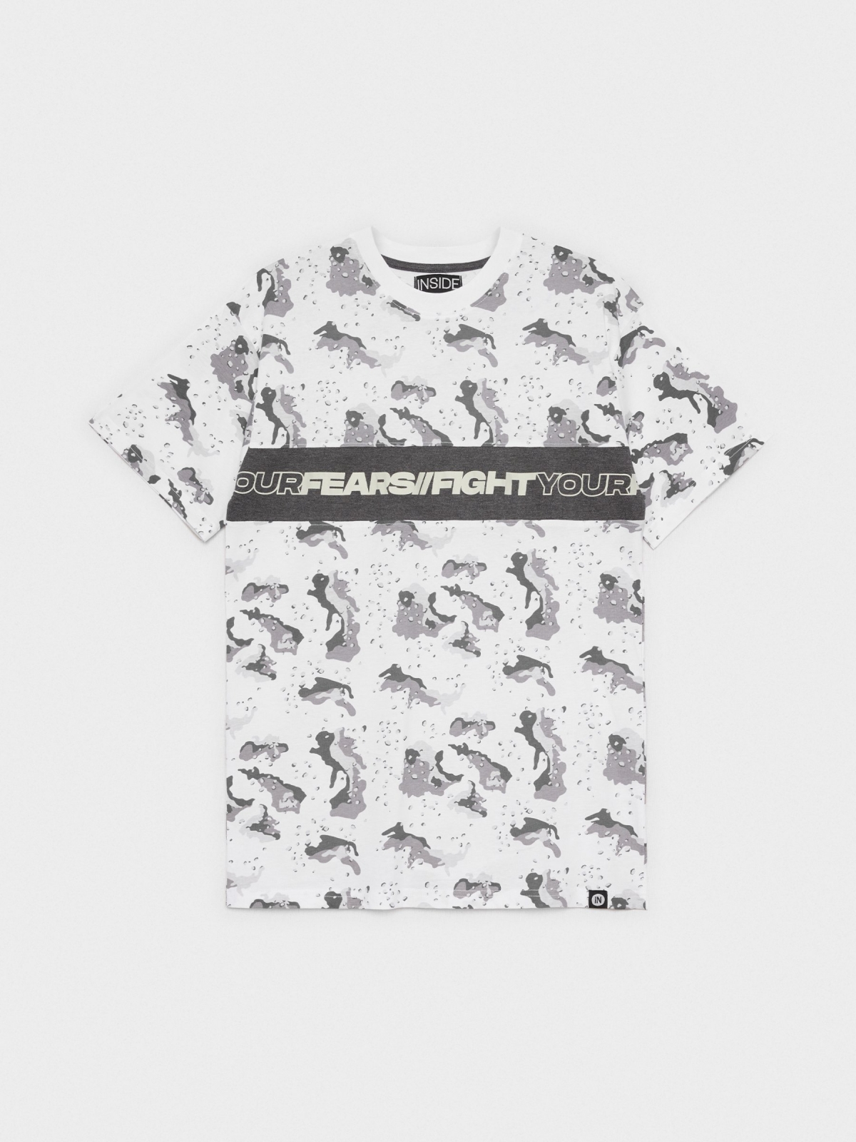  Camouflage T-shirt white