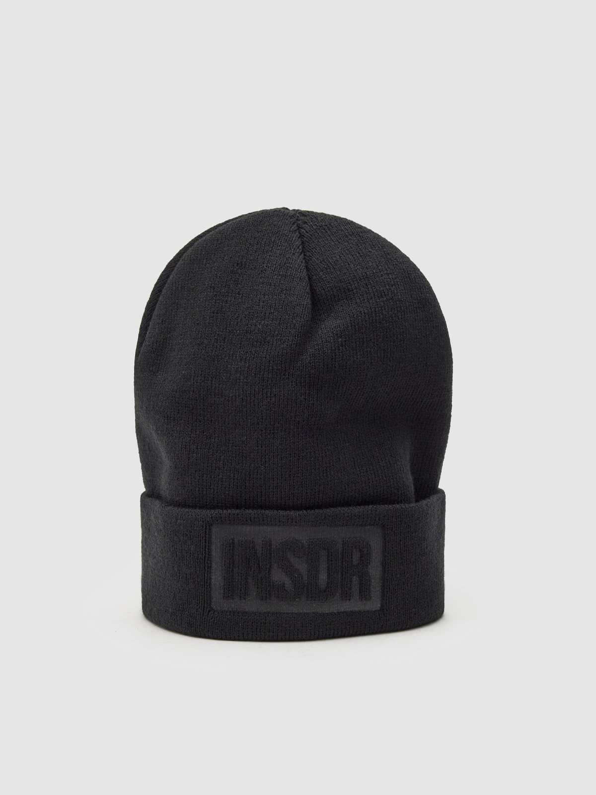 INSDR knitted cap black