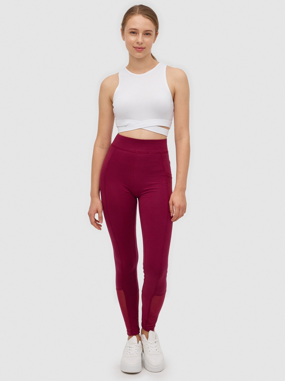 Leggings com bolso granada vista geral frontal