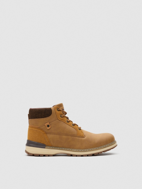 Combined caramel boot amber