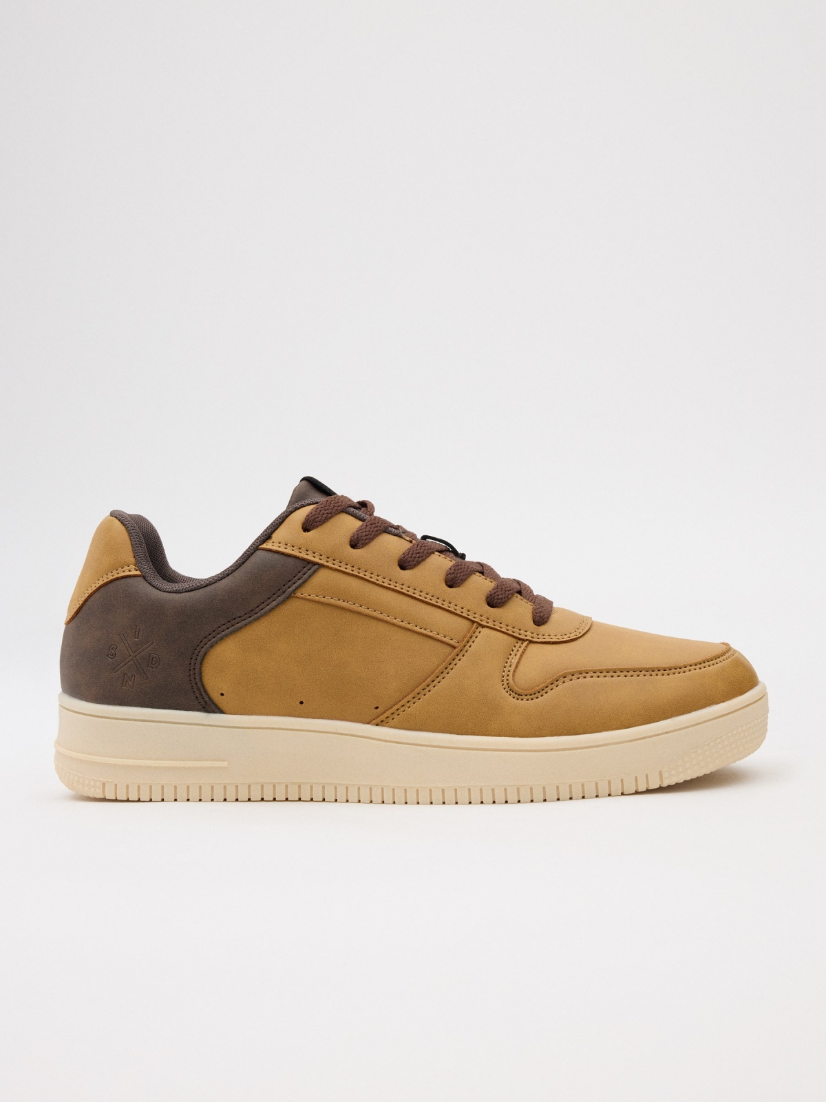 Basic casual combined sneaker brown