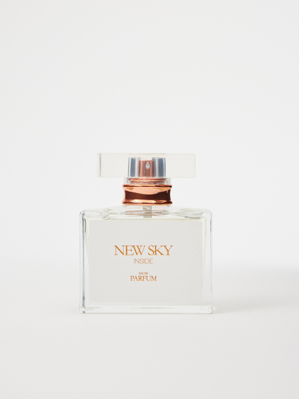 Perfume New Sky INSIDE transparente vista detalhe