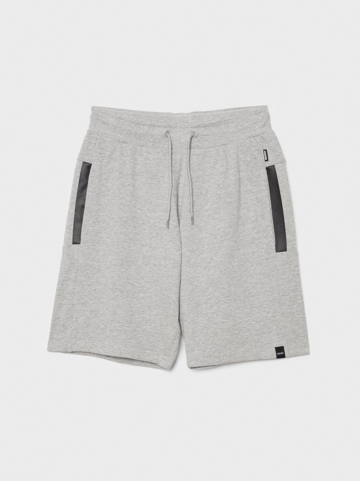  Shorts esportivos básicos cinza