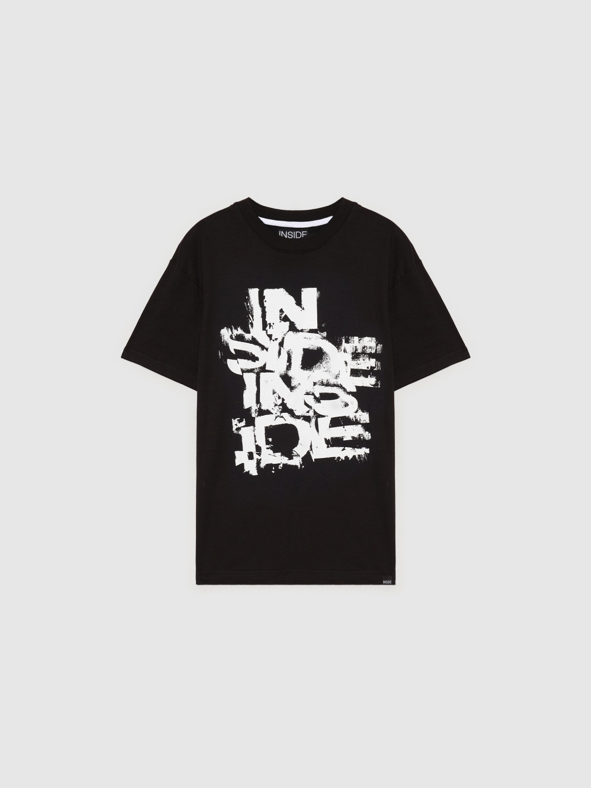  INSIDE logo T-shirt black