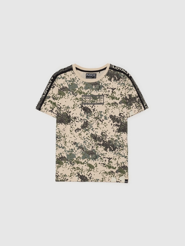  Camouflage T-shirt taupe