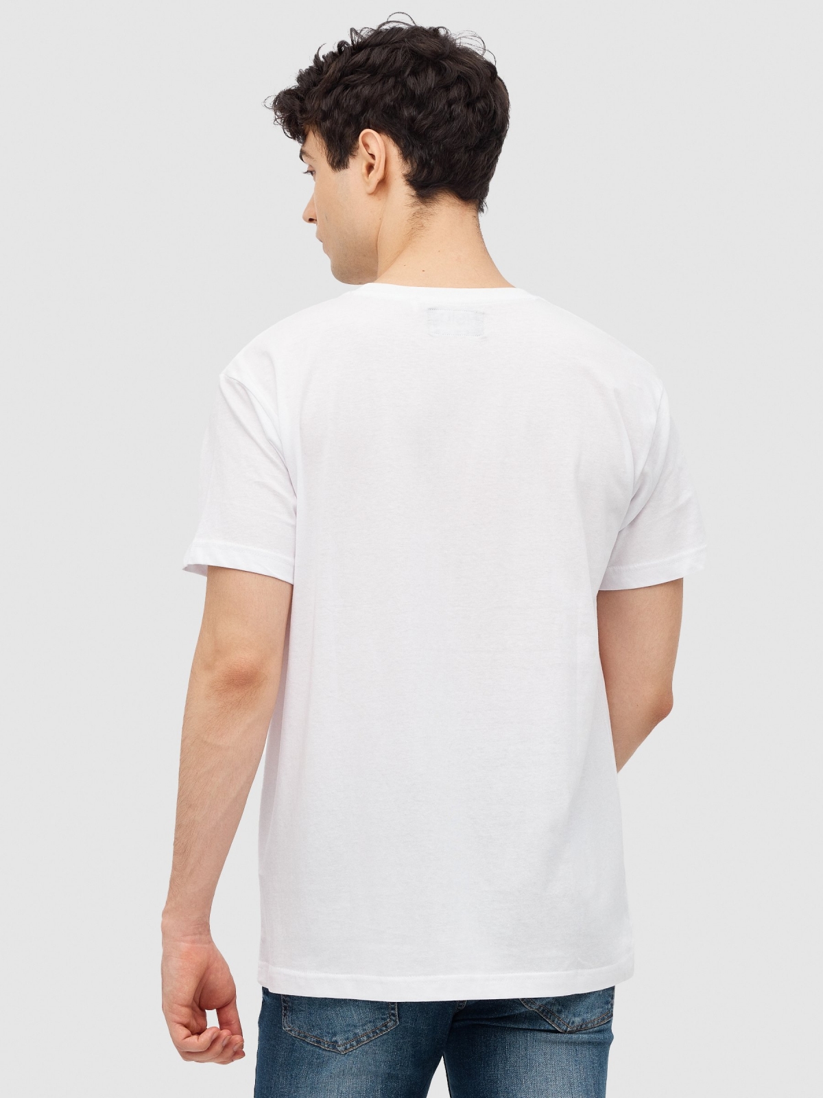 T-shirt Milk Kentucky branco vista meia traseira