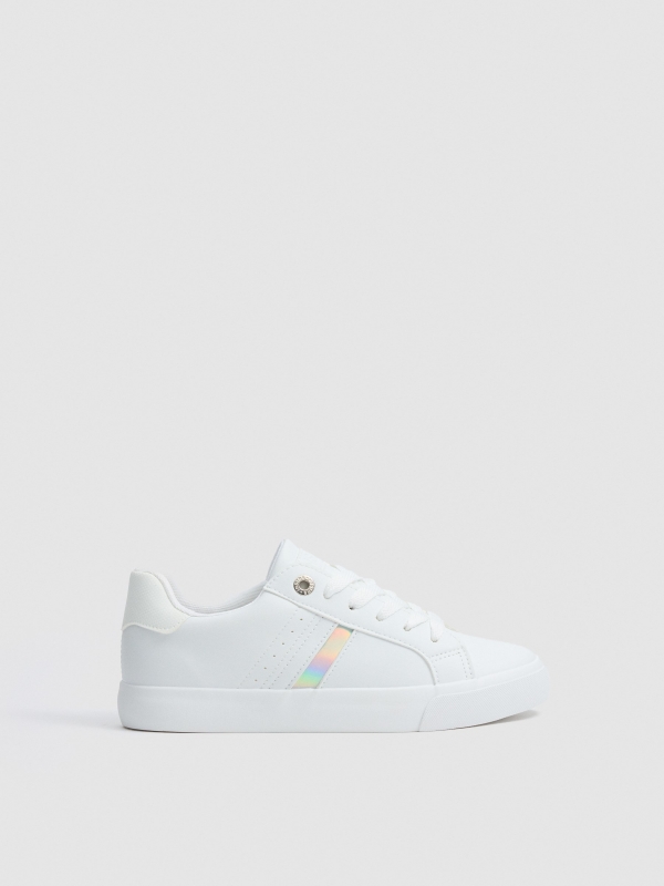 Casual platform sneaker white
