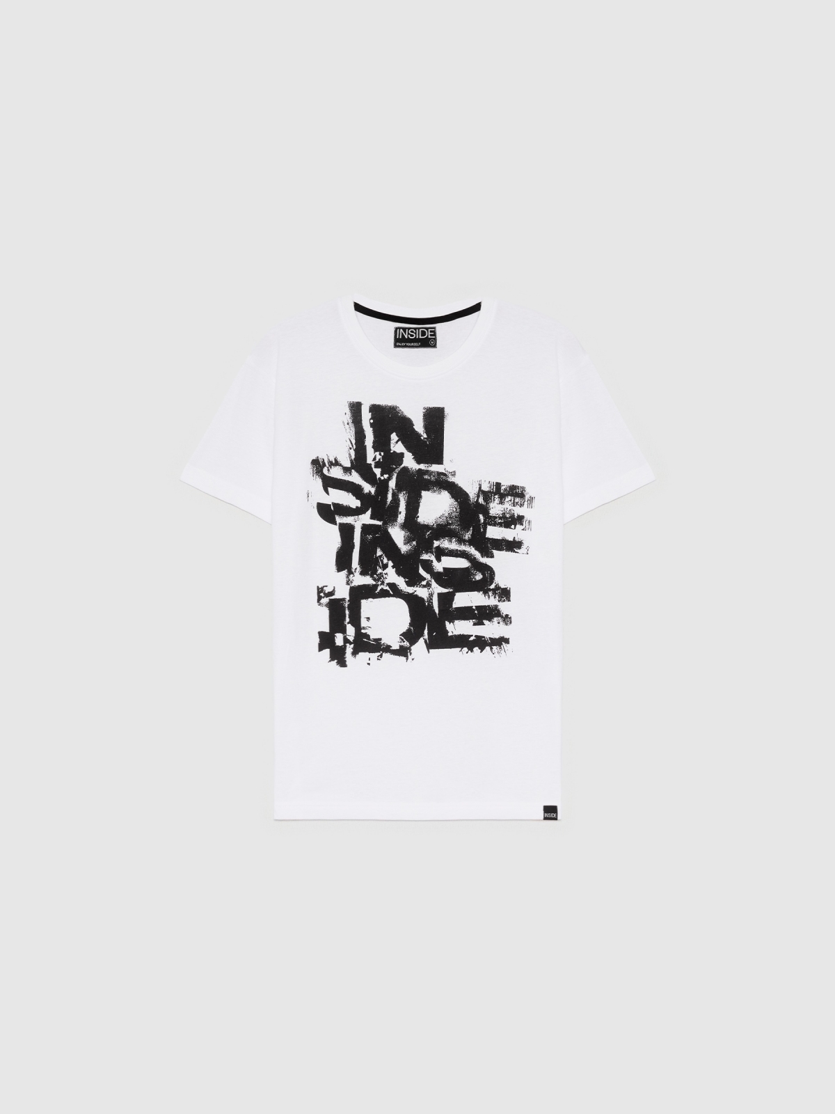  INSIDE logo T-shirt white