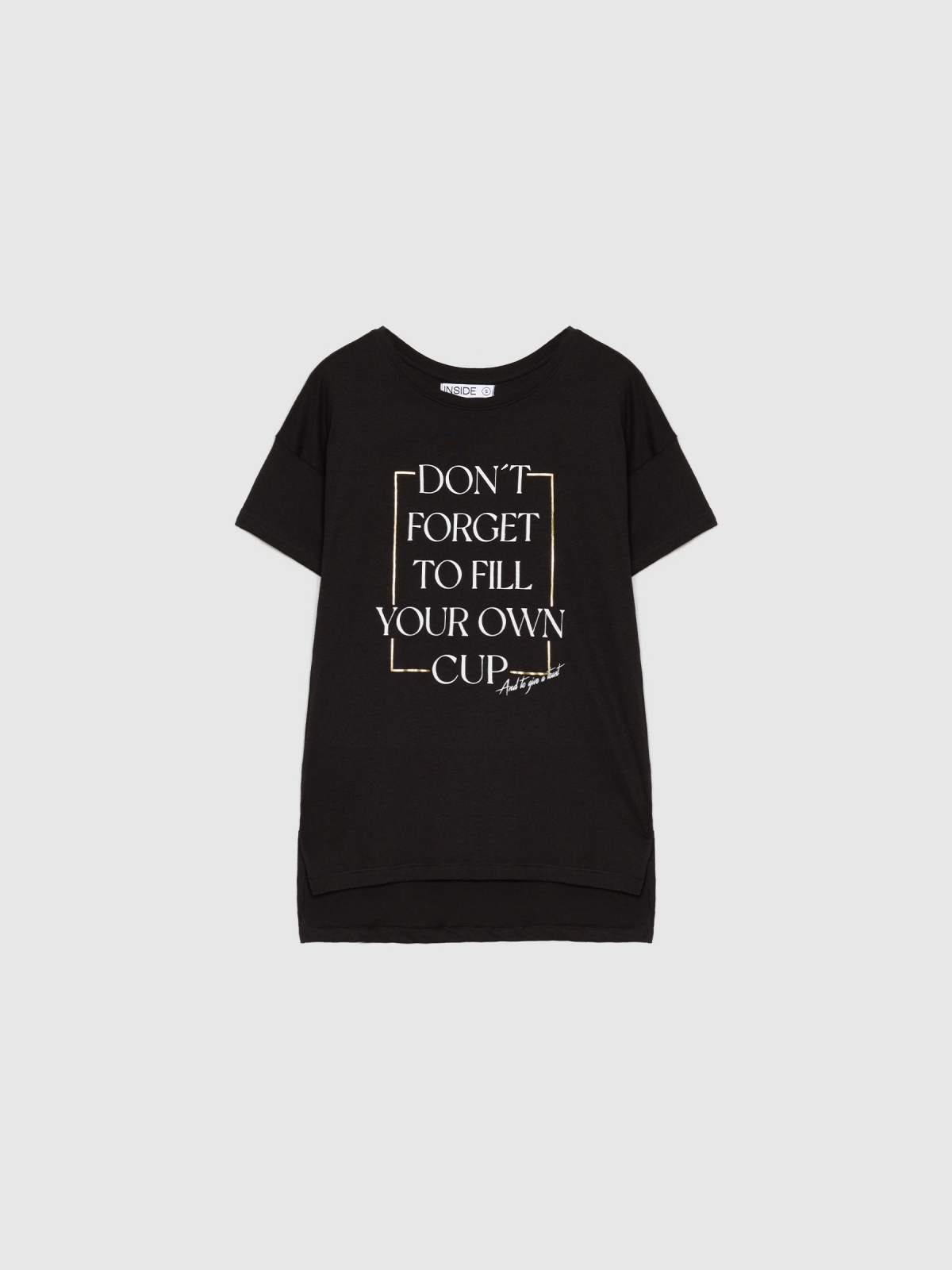  T-shirt Don´t Forget preto