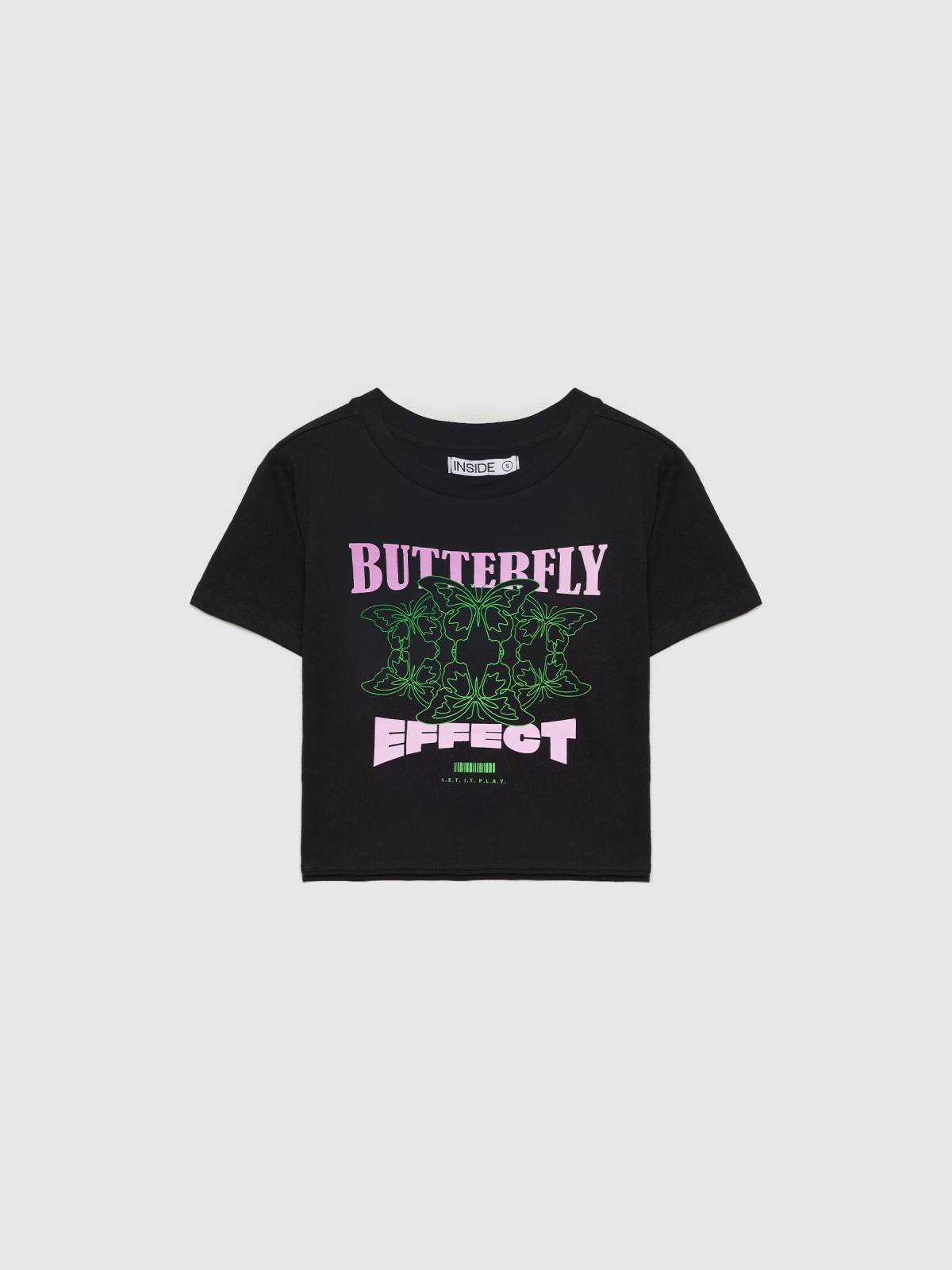  T-shirt Butterfly Effect preto